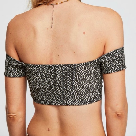 NWT Free People Lucky Now Off Shoulder Crop Top Bralette Brami - Picture 6 of 11